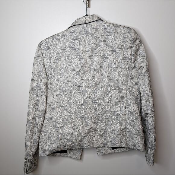 The Kooples Brocade One Button Studded Blazer | Size 40 (L) - Picture 5 of 6